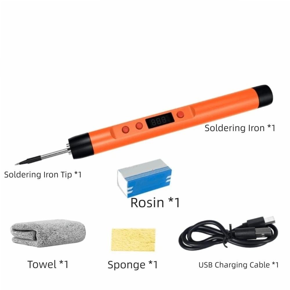 Паяльник USB 25 Вт с 3 уровнями регулировки, легкий дизайн, сварочный набор, ручка с литиевой батареей, набор для пайки