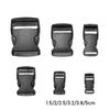 Bag Strap Webbing Curved Buckle Paracord Bracelet Lock Side Release Buckles Backpack Belt Parts