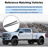Нижний резиновый уплотнитель двери Совместим с Ford F250 F350 F450 F550 Super Duty 1999-2015, Ford Excursion 2000-2005, Передняя левая или