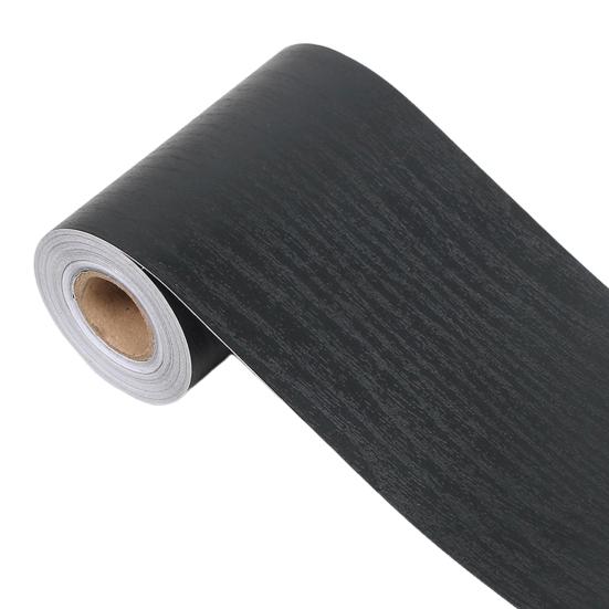 1 рулон 10 см x 10 м наклейка с рисунком под дерево водонепроницаемая самоклеящаяся ПВХ рамка для зеркала на кухню, ванную комнату, настенный бордюр, украшение обоев