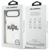 Etui Karl Lagerfeld IML Karl Sketch Logo MagSafe do iPhone 17 Air - przezroczyste