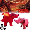 Плюшевая игрушка Красный Дракон из Dungeons & Dragons Идеальный подарок для фанатов!