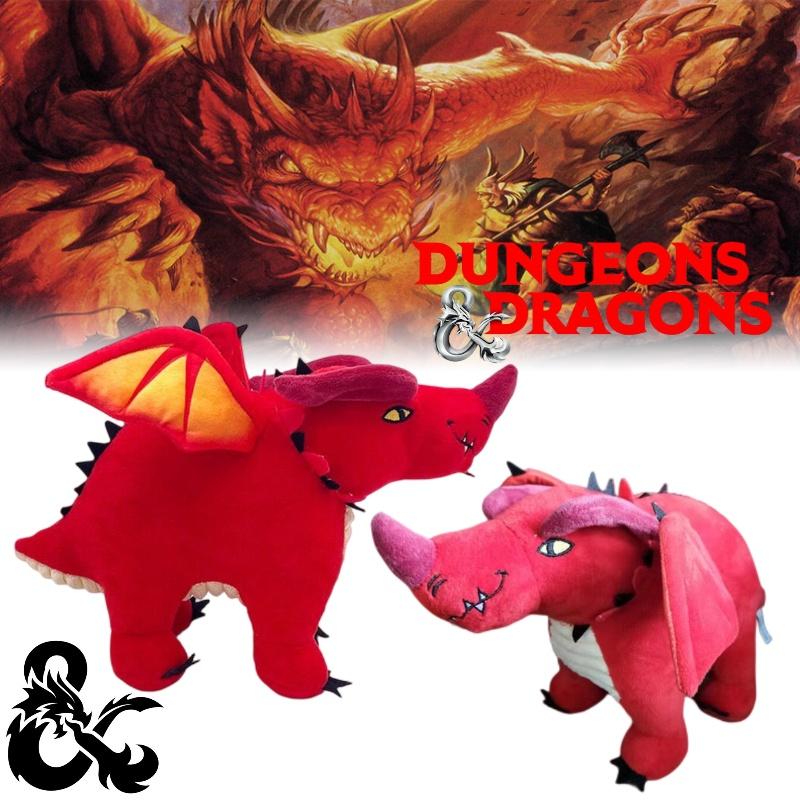 Плюшевая игрушка Красный Дракон из Dungeons & Dragons Идеальный подарок для фанатов!