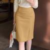 ZANZEA Женские повседневные однотонные летние узкие юбки-карандаш