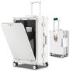 Чемодан, чехол для переноски, алюминиевый каркас, многофункциональный белый USB-порт, сумка для переноски с функцией держателя для стакана, подставка для смартфона, в комплекте замок TSA