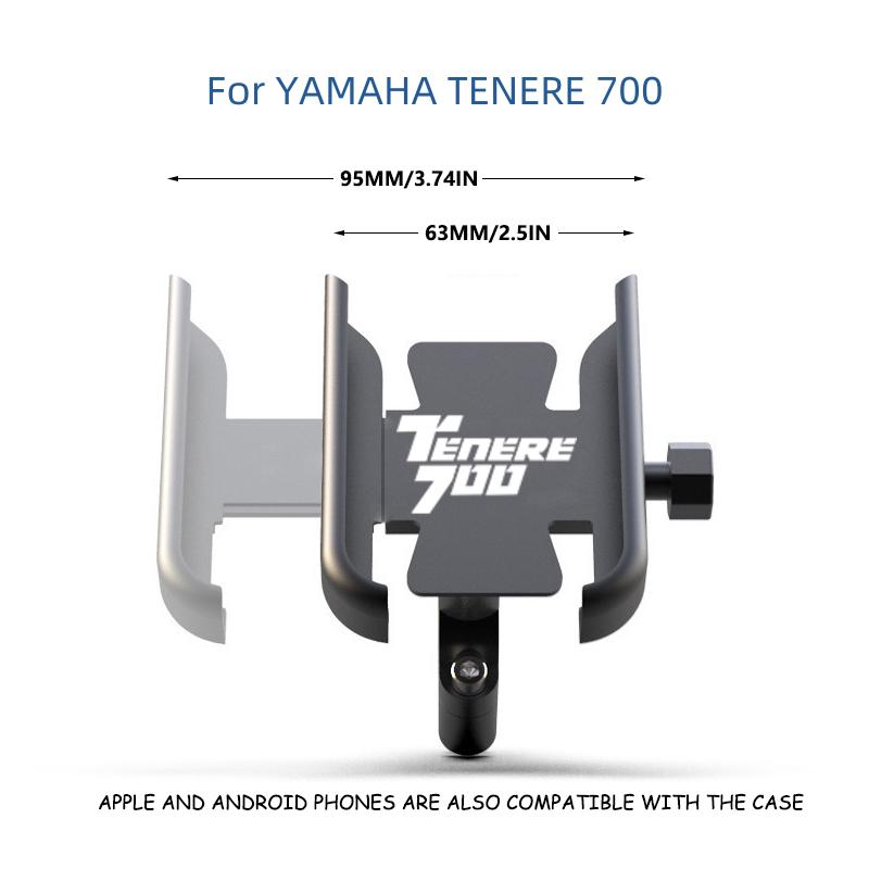 Для YAMAHA TENERE 700 Tenere700 XTZ 700 T700 2020 2025 мотоцикл держатель мобильного телефона GPS навигатор зеркало руль кронштейн