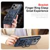 KEYSION Shockproof Armor Case for TECNO POVA 6 6 Pro 5G Soft Silicone+PC Metal Ring Stand Phone Back Cover for TECNO Pova 6 Pro