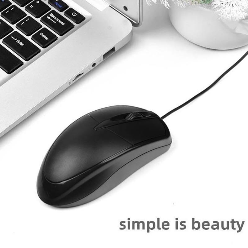 Горячая продажа нейтральная проводная мышь 2.4Ghz с USB-кабелем эргономичные ультратонкие мыши для ПК ноутбука бизнес компьютер офисная мышь 1.2M