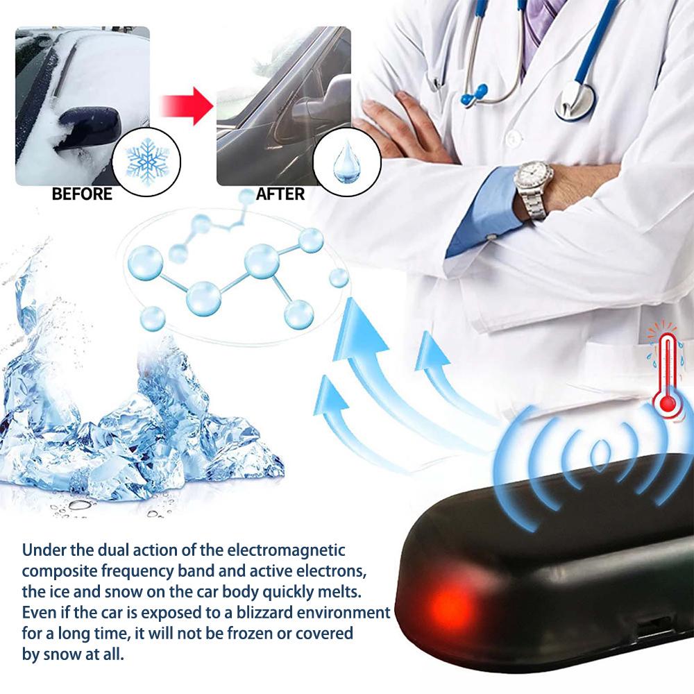 Winter Tool for Car Snow Removal, Ice Scraper for Window Glass, Anti-Freeze De-Icing Device