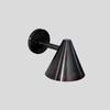 Brass Cone Shade Wall Sconce – Mid‑Century Modern Lamp Fixture