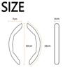 2Pcs Soft Car Steering Wheel Cover Plush Steering Wheel Protector Auto Steering Cover  General