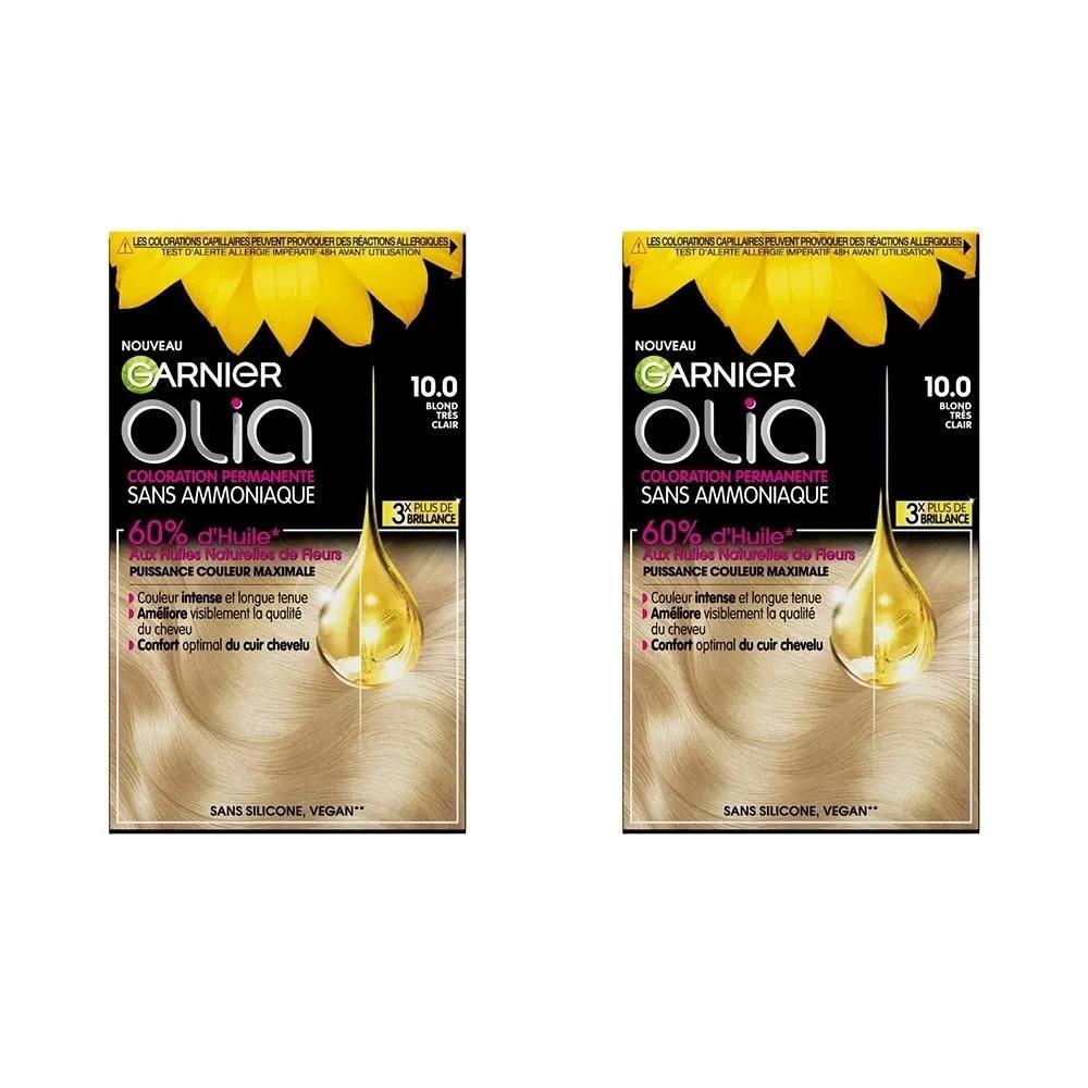 Garnier Hair Color 2-Pack 10.0 Very Light Blonde Permanent Color Without Ammonia 10.0 Very Light