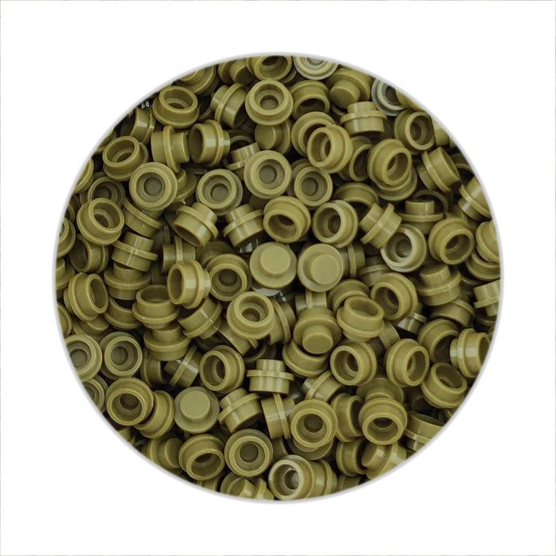 300/500/1000 шт. Сборные частицы 6141 Пластина круглая 1x1 точка DIY строительные блоки фигурки лампа кирпичи игрушка для детей 4073