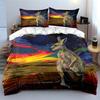 Colorful kangaroos on abstract. Bedding sets Duvet cover sets Duvet covers Pillowcases(1*Duvet Cover 2*Pillowcases without duvet insert)