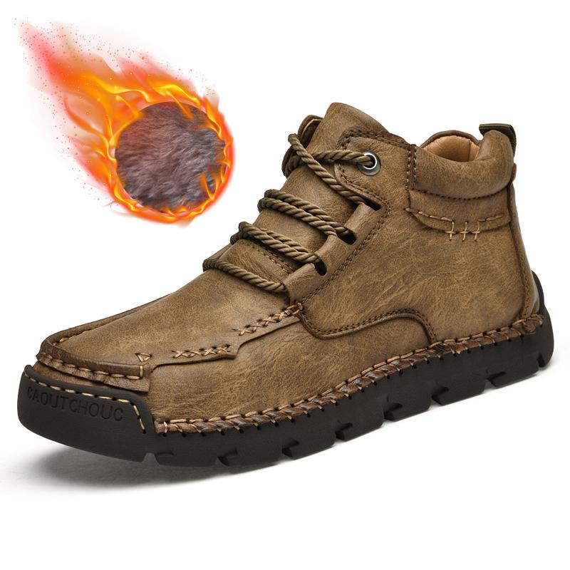 39-48 Мужская повседневная обувь среднего размера, уличная кожаная обувь, туфли большого размера на плоской подошве ручной работы