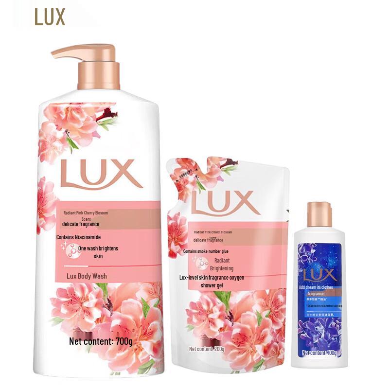 LUX Delicate Skin Pink Cherry Blossom Scent Shower Gel