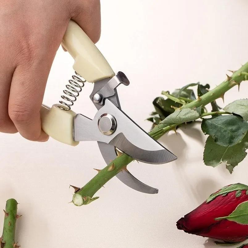 Ручной секатор премиум-класса из стали, садовые ножницы, садовые ножницы с эргономичным садовым секатором, аксессуары, детали, ручки, инструмент