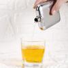 6 OZ Wine Bottle Smooth Spout Anti-rust Leak-proof Square Compact Size Stainless Steel Outdoor Portable Hip Flask Picnic Supply