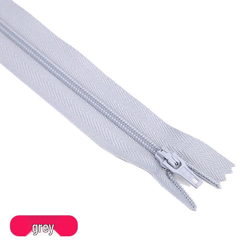 Three Force Short 20CM Nylon Zipper for Dress Pants - Colored Closed-End Fly Zipper Fabric Accessory