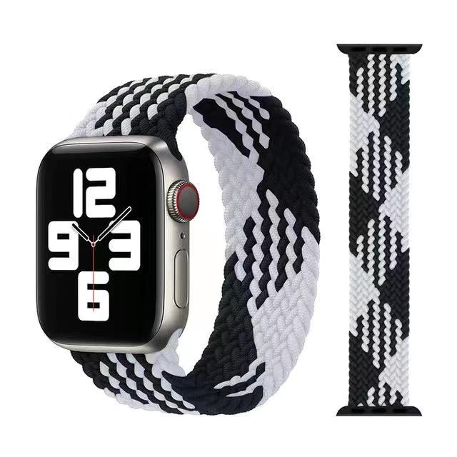 Плетеная петля Solo для Apple Watch Band 44 мм, 40 мм, 45 мм, 41 мм, 49 мм, 42 мм, 38 мм, эластичный браслет IWatch Series 7, 3 SE, 6, 8, ультра-ремешок для ремешка для наручных часов