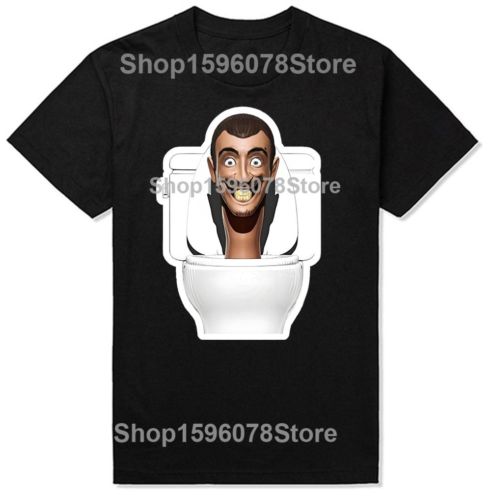 Скибиди Туалет Туалетный Человек Смешной Мультяшный Мультивселенная Футболки Унисекс Летние Топы Принт Оригинальный Дизайн Подарки Футболка Уличная Одежда