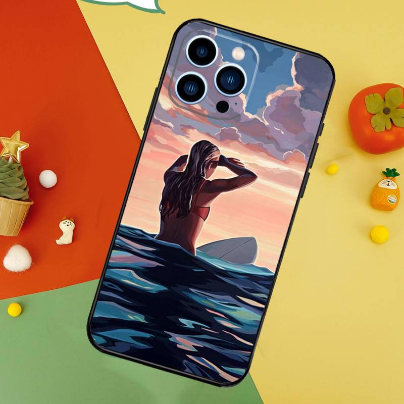 Чехол для телефона 'Волна для серфинга' для iPhone 17 Pro Max 16 14 13 12 11 15 Pro Max Plus 12 13 Mini 16e 17 Air