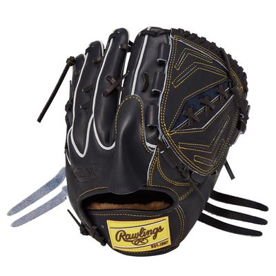 Rawlings Перчатки для бейсбола для взрослых жесткие HOH PREMIUM GH4FHPA15W V черные Размер дюймов для руки питчера [для питчеров] 11,75 Для правшей (оставили изношенным)