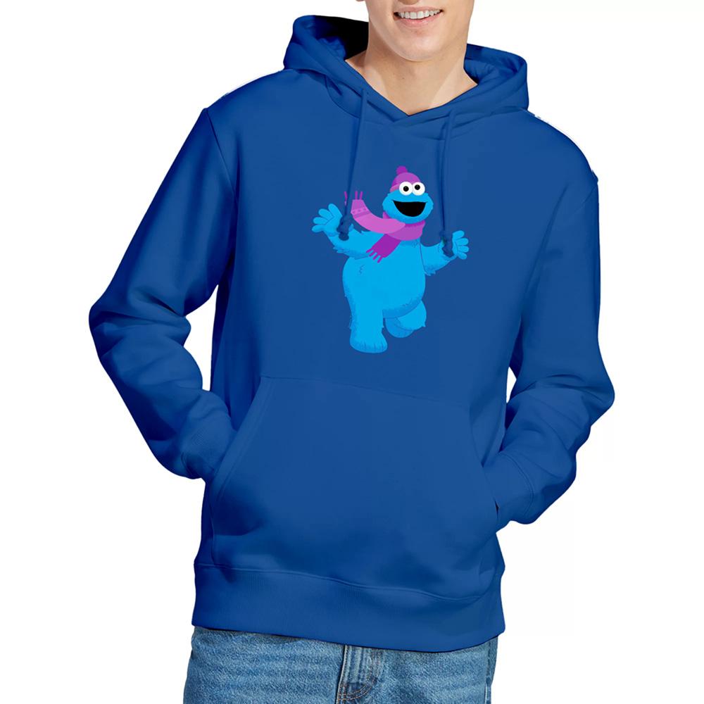 Sesame Street Unisex Adult Furry Friends Forever! Cookie Monster Hoodie