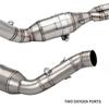 Выхлопная труба для TMAX530/TMAX560 (18-25 лет): Полная передняя и задняя секция АК