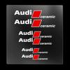 6Pc Car Brake Caliper Sticker High Temperature Waterproof Decal for tt ceramic A3 A4 A5 A6 A7 Q3 Q5 Q7 RS3 RS4 RS5 S3 S4 S5 S7
