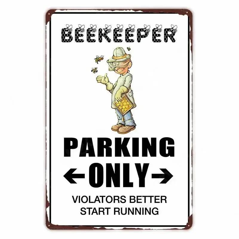 Винтажный плакат с надписью "Будь добр", забавный, медоносная пчела, счастливый, ретро, металлическая табличка, для дома, для улицы, на стену, слоганы пчеловода, искусство, жестяная табличка, украшение