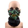 Многофункциональный бафф для шеи для велоспорта, маска для лица с принтом черепа на Хэллоуин, согреватель для шеи для активного отдыха и повседневной носки