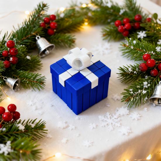 Подарочная коробка Игрушка-непоседа 3D-печать Рождественское украшение Трансформируемая подарочная коробка Игрушка для снятия стресса Наполнитель для чулка для подростков и взрослых Праздничное украшение