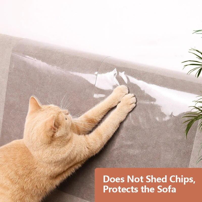 1/2/4Pcs Cat Scratch Sofa Protection Pads Self-adhesive Pet Furniture Protectors Cover Anti-cat Scratch Couch Stickers