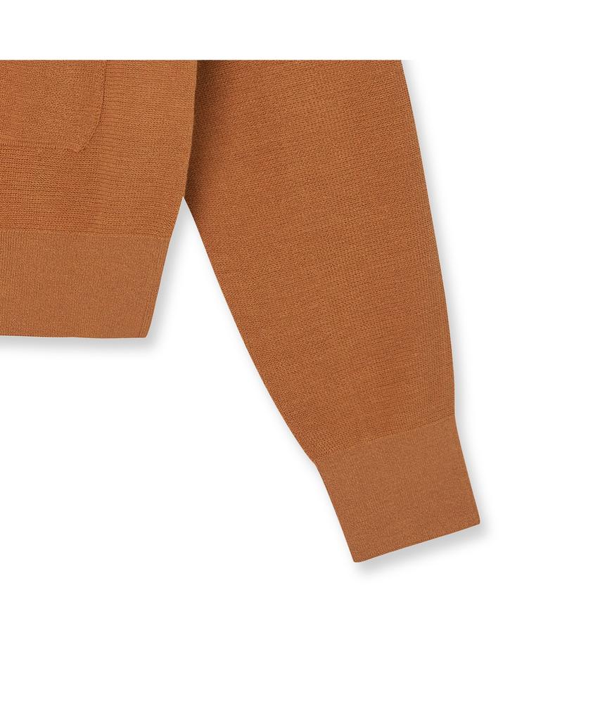 IOLO Women'S Cotton Pocket Cardigan_Orange