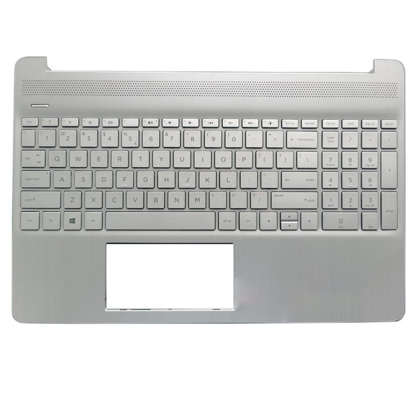 For HP 15-DY 15-EF 15S-FQ 15S-FR 15S-EQ TPN-Q222 Q230 Palm Rest shell Keyboard upper cover case L63578-001 L63579-001