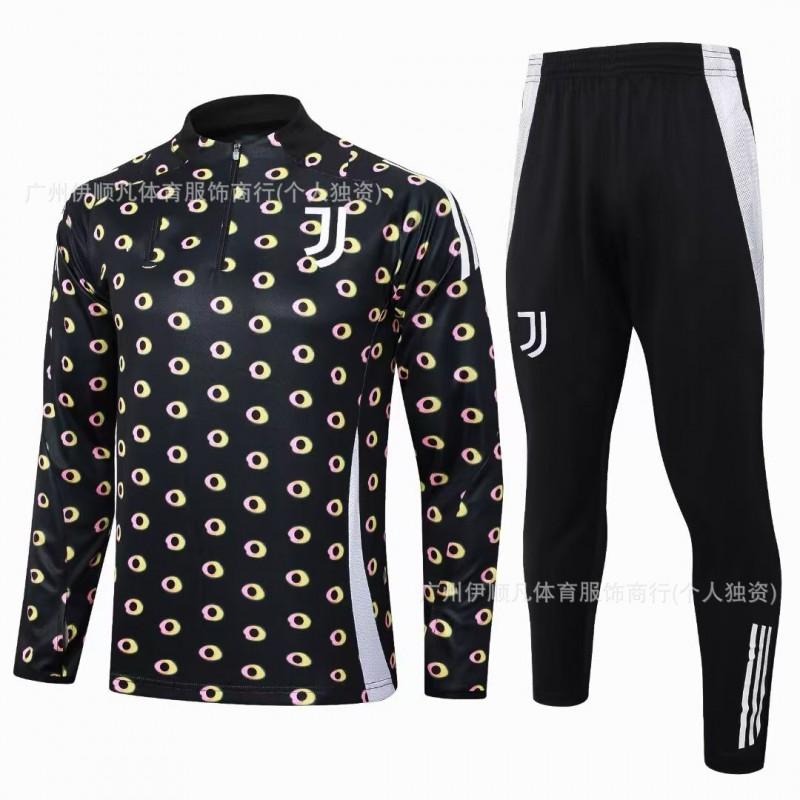 Men Women Soccer Training Jersey Half-Zip Warm-Up Top Napoli PSG AC Milan Brazil Manchester United Fans