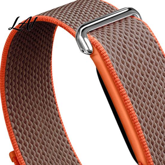 Гибкие сменные ремешки для запястья Нейлоновая лента для Fitbit Air Дышащий ремешок для часов Регулируемый Удобный для повседневного использования Спортивный ремешок Анти-пот