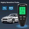 Paint Thickness Gauge, 0-2000um Coating Thickness Gauge for Cars, High Contrast Backlit LCD Display with Auto Digital