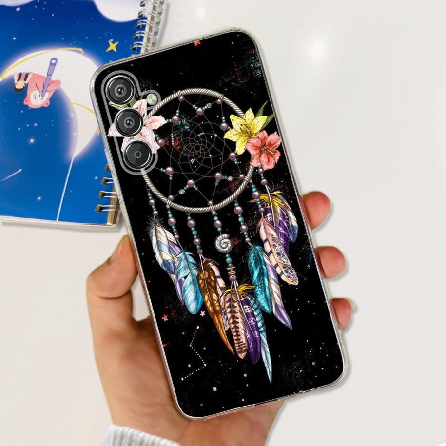 For Samsung Galaxy M15 5G Case SM-M156B Luxury Marble Clear Silicone Soft TPU Phone Cover For Samsung Galaxy F15 5G