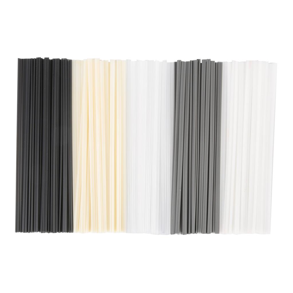 100PCS Plastic Welding Rods ABS PP PVC PE welder rods for Car bumper plastic welder gun hot air gun