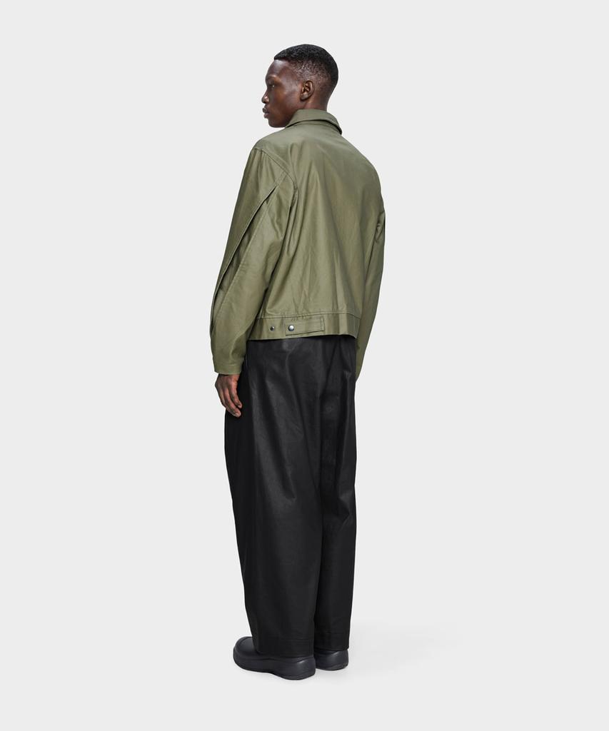 Rains Heavy Woven Overshirt - Moss