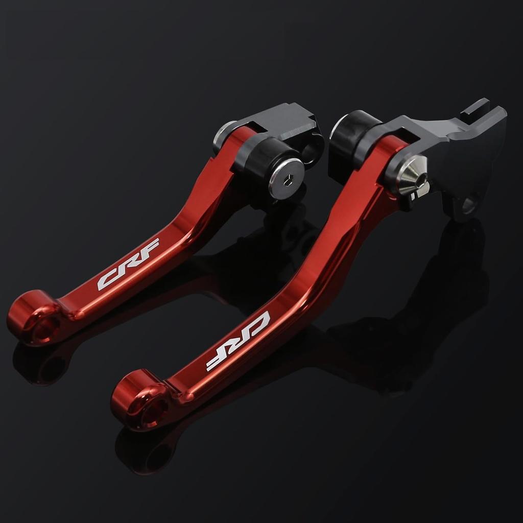 Рычаги сцепления и тормоза для питбайка CRF125F CRF 125 F 125FB 2024 2025, складные, CNC, красные