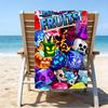 Ультрамягкое пляжное полотенце с тематикой Blox Fruits, идеально подходит для бассейна - кемпинга, дайвинга - незаменимый предмет для путешествий, яркое пляжное полотенце.
