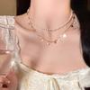 Ожерелье с подвеской-бабочкой и кисточкой из циркона Bling Gerrn для женщин, элегантное, с цепочкой на ключицу, корейское, изысканное, для вечеринки