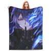 Game Role Flins Genshin Blanket Flannel Sofa Throw Blanket Super Soft for Home Bedroom Throws Bedspread Quilt