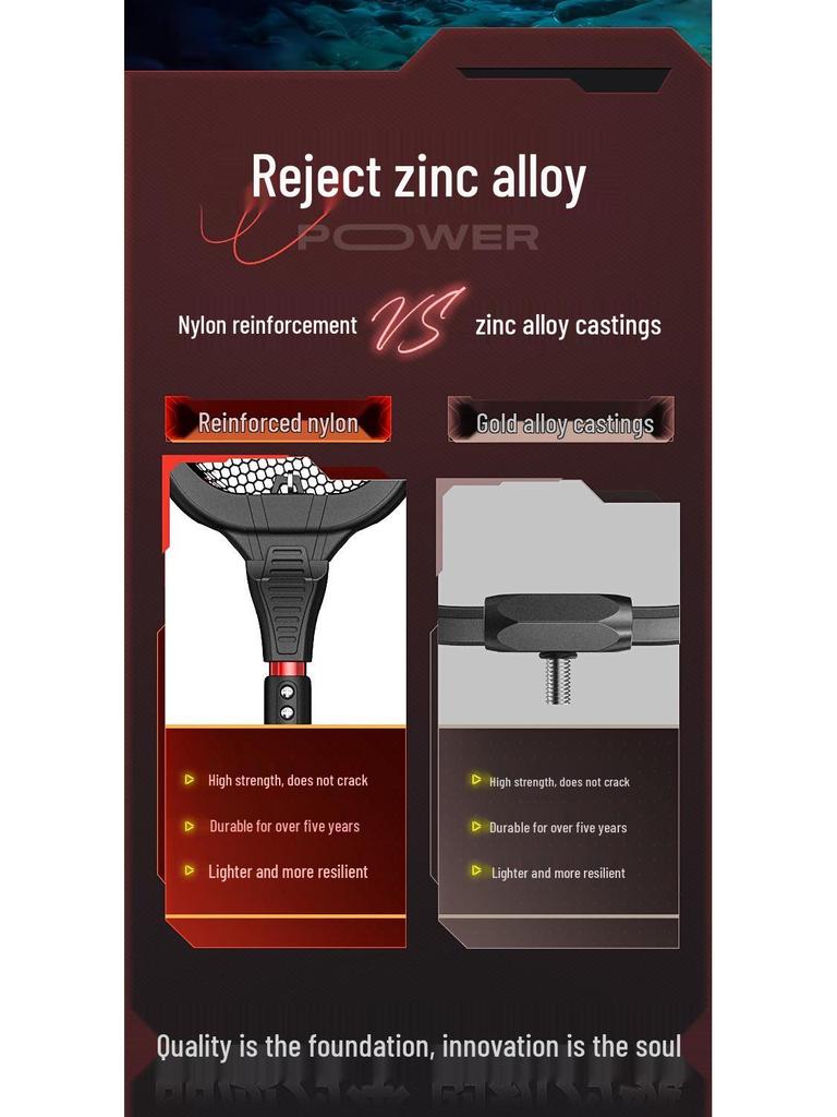 Camper Portable Telescopic Folding Landing Net with Bag for Big Fish