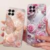 Clear For Samsung M53 5G Case Luxury Fashion Butterfly Funny Cute Painted Cover For Samsung Galaxy M53 5G SM-M536B Casing