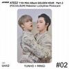ATEEZ Золотой час. Часть 2. Makestar Pocaalbum Luckydraw Фотокарточка KPOP K-POP