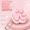Relief Stress Cat Paw Press Toy Cat's Paw Shape Bag Charm Funny Pinch Toy  Gift Giving